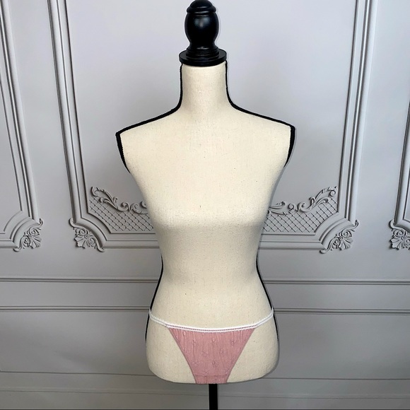 Free People Pixie Nude Gabriella Thong | Size S or M - Picture 1 of 7